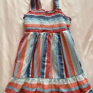 Cat & Jack Colorful Striped Dress | sz small 6-7